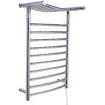 Heated Towel Rail Wall Mounted Electric Towel Warmer 2 in 1 Drying Constant Temperature Socket Model