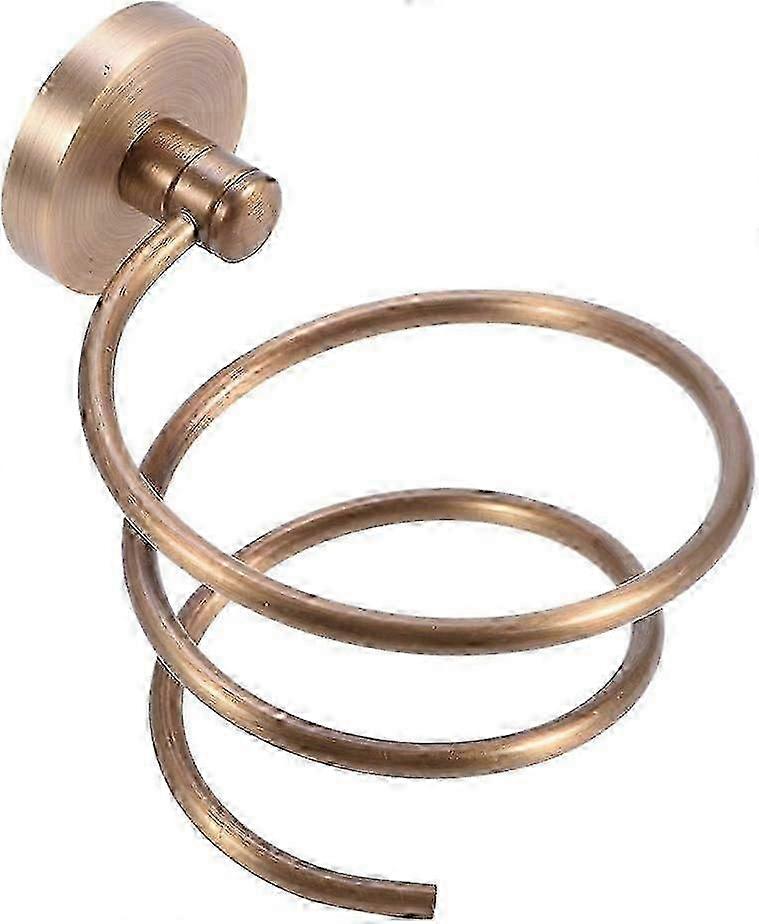 Solid Brass Wall Mount Hair Dryer Holder