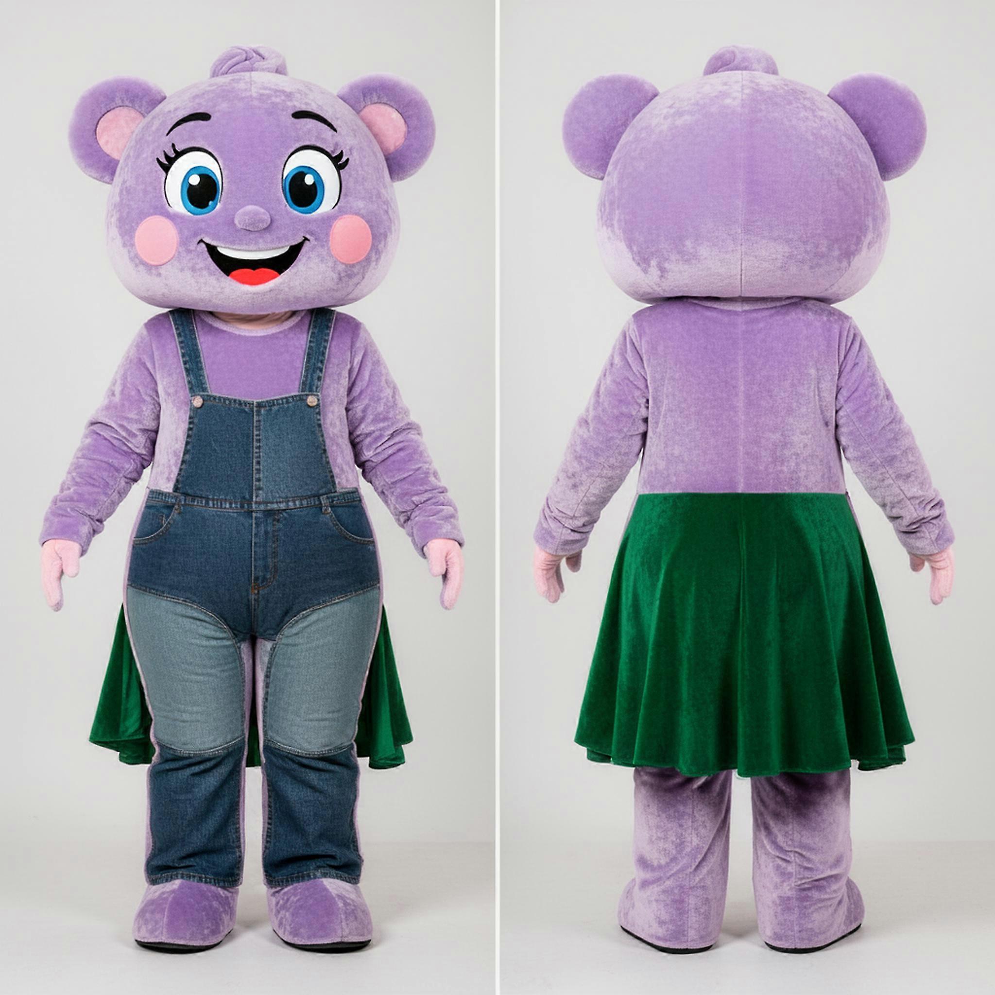 MASTICOT Lavender Broad Shouldered Irish Dancer Mascot