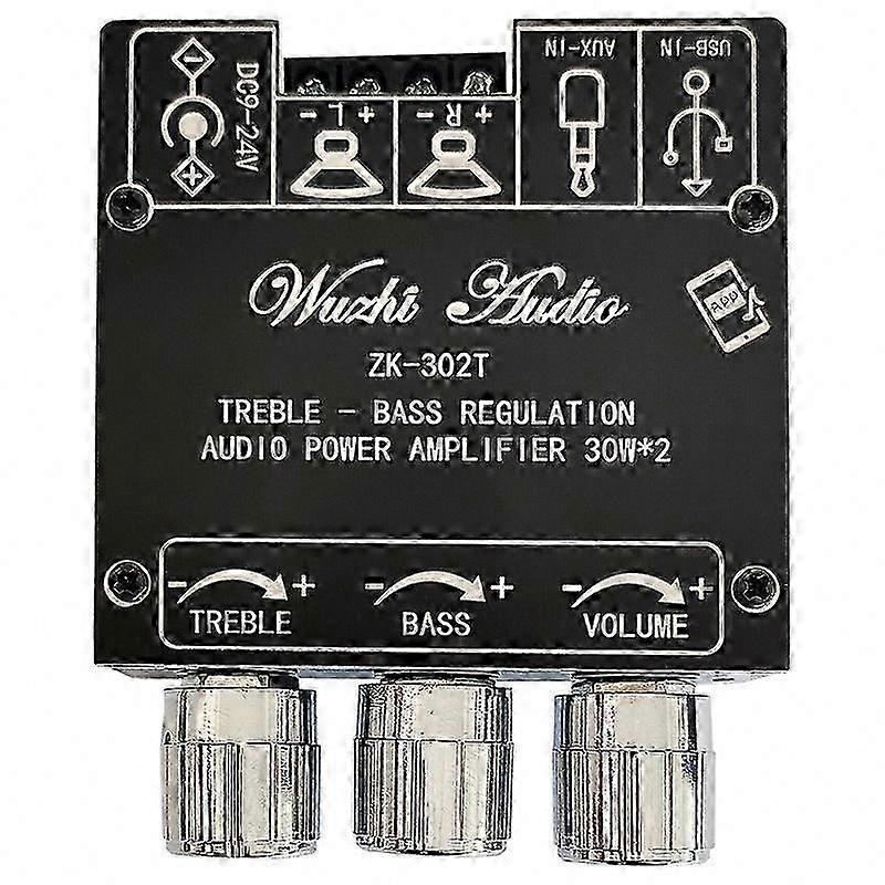 Dual 30W Bluetooth 5.1 Amplifier Module
