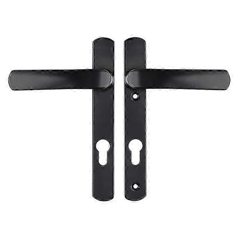 1 Door Handles Set - black - Lever