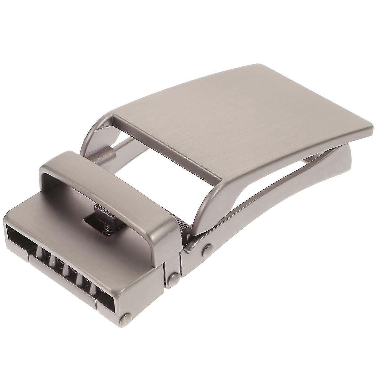 automatic Buckle Men Belt Buckle Silver Rectangular Durable For Formal Occasion 1SetJJ