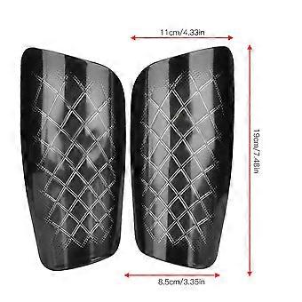 1 paar volwassen voetbal sport scheenbeschermers voetbal shin guards benen beschermer zwart