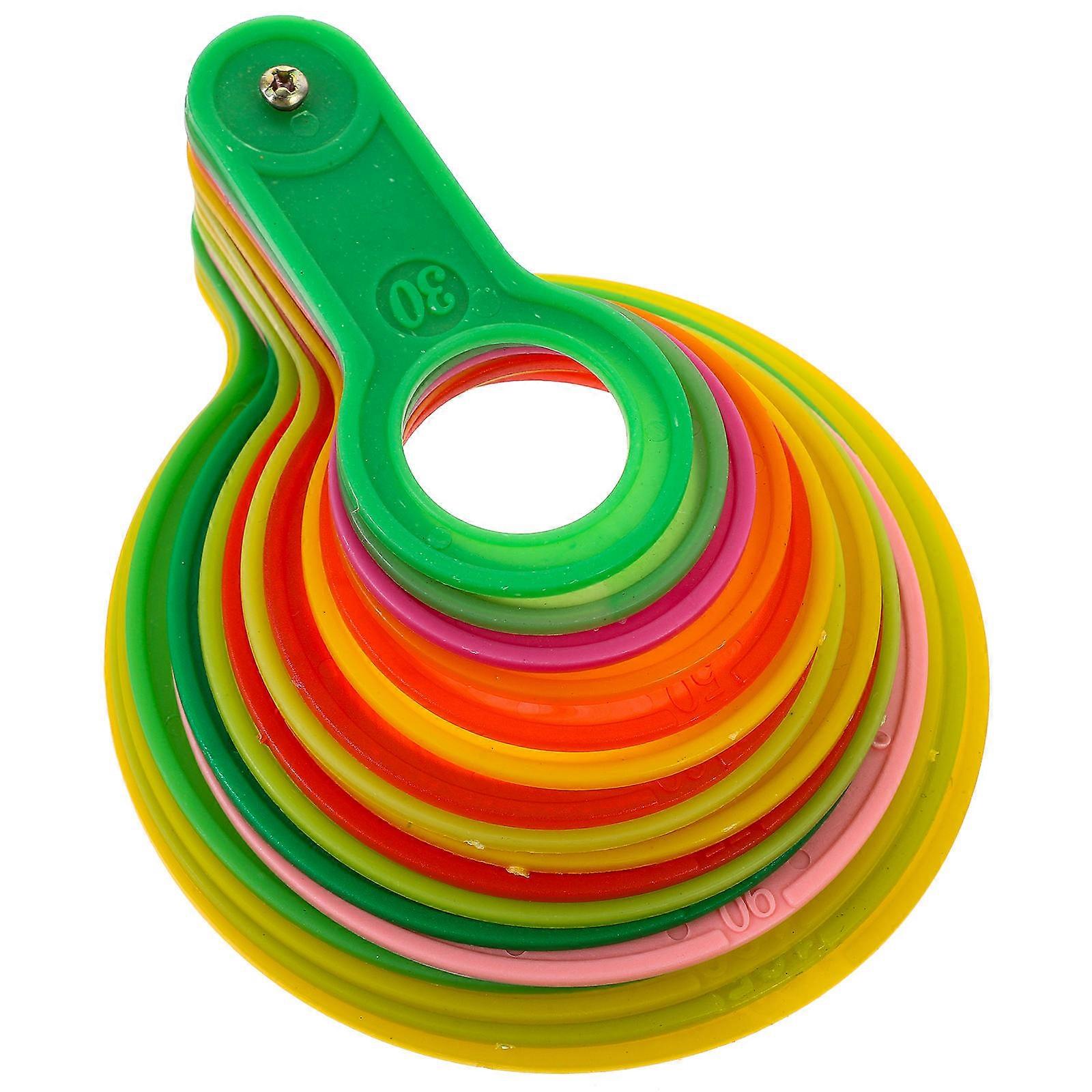 Fruit Diameter Measuring Circle Plastic Tool for Citrus 2Sets