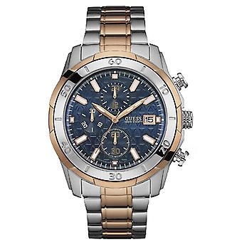 Guess- vault reloj para Hombre Analógico de Cuarzo con brazalete de Acero inoxidable W0746G1