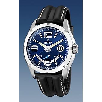 Festina f16481/2 Quartz Analog Man Watch with Cowskin Bracelet F16481/2