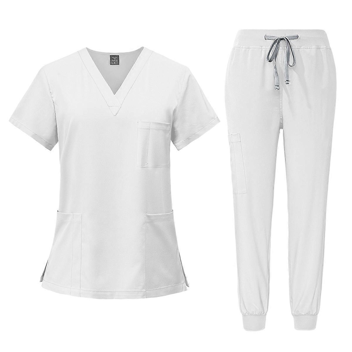 Stretchy V-Neck Scrub Top