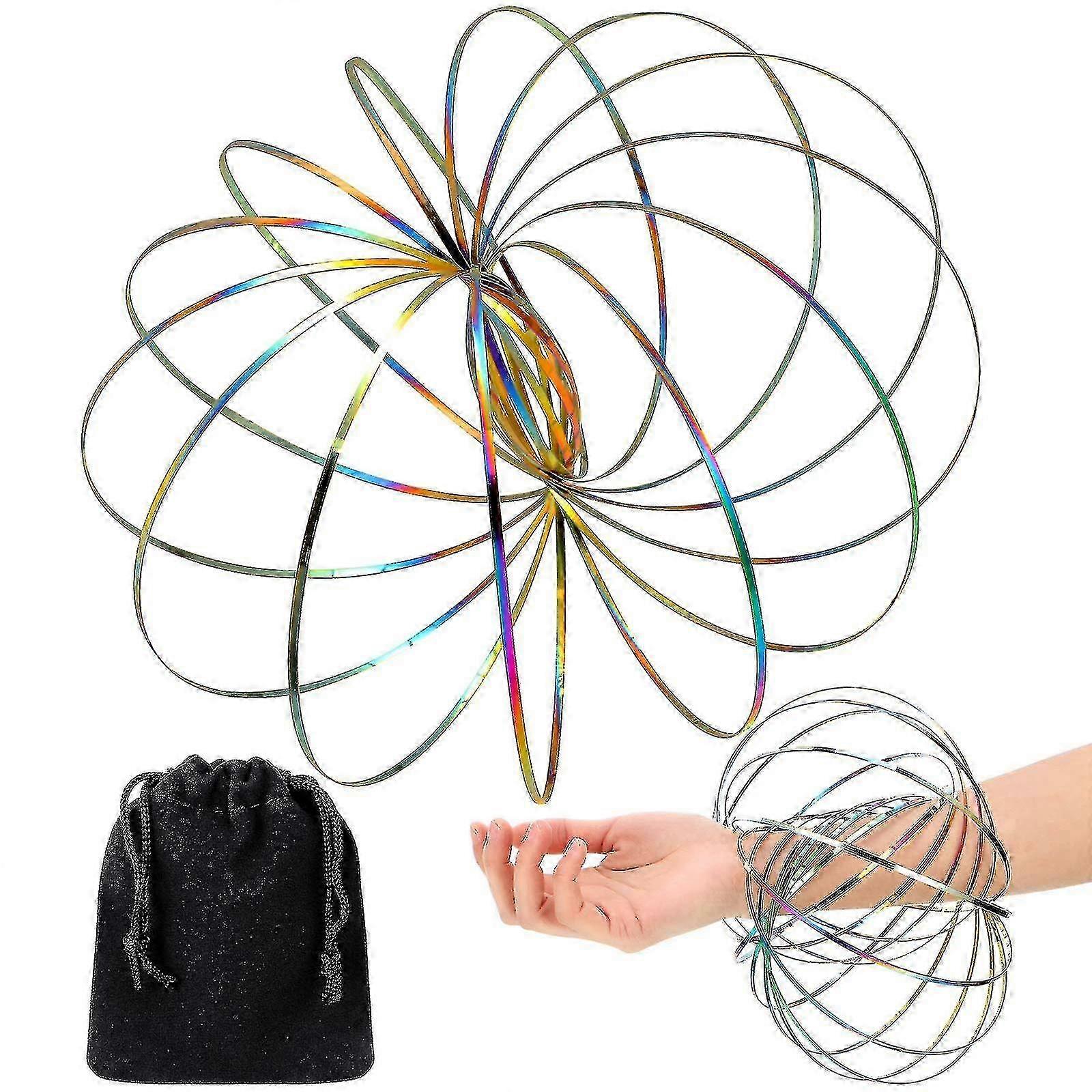 Stainless Steel Flow Ring Toy