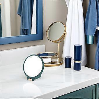Handheld Dark Green Mirror Double Sided for Makeup Use 2Pcs Portable Mirror