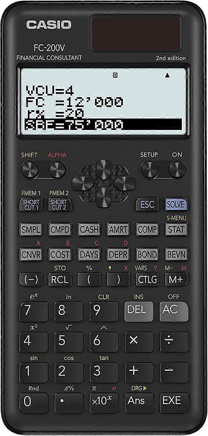 Taschenrechner Casio Schwarz