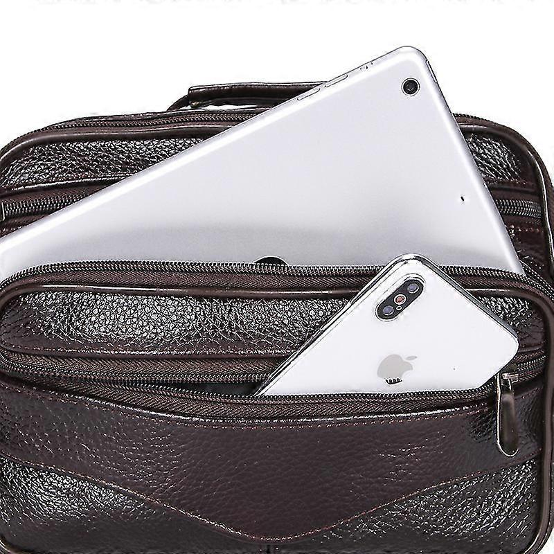 Compact Cowhide Crossbody Sling