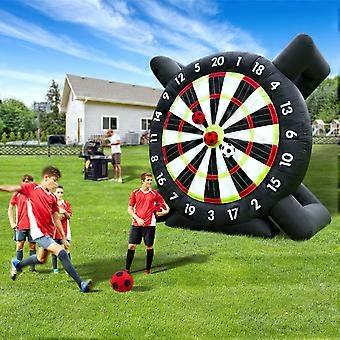 Opblaasbaar Voetbal Dartbord Kasteel - 3x3x1.4m Groot Formaat - Nylon Buiten Speeltoestel