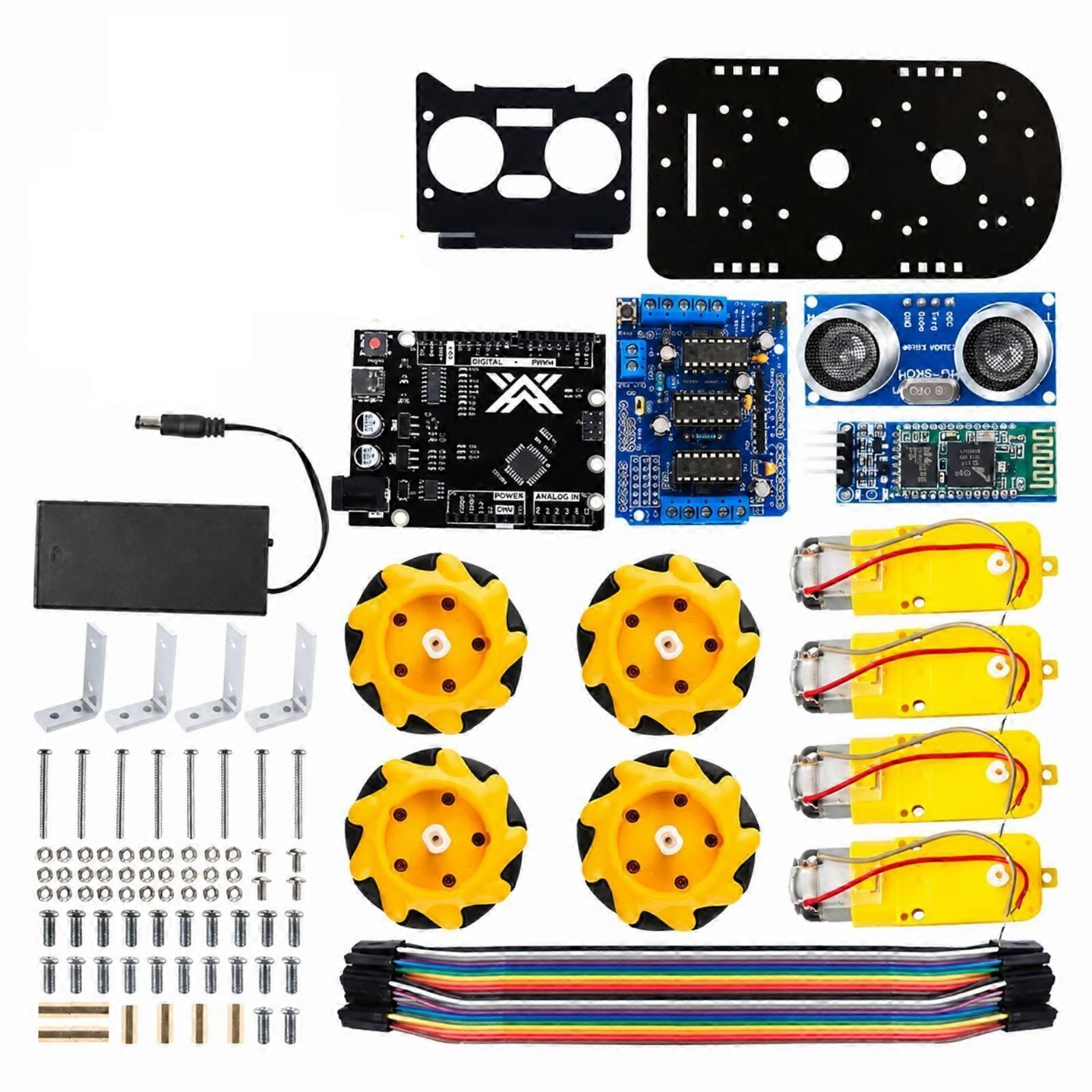 Robot Kit Multi-Directional-Directional Mecanum Wheel Robot Car Compact