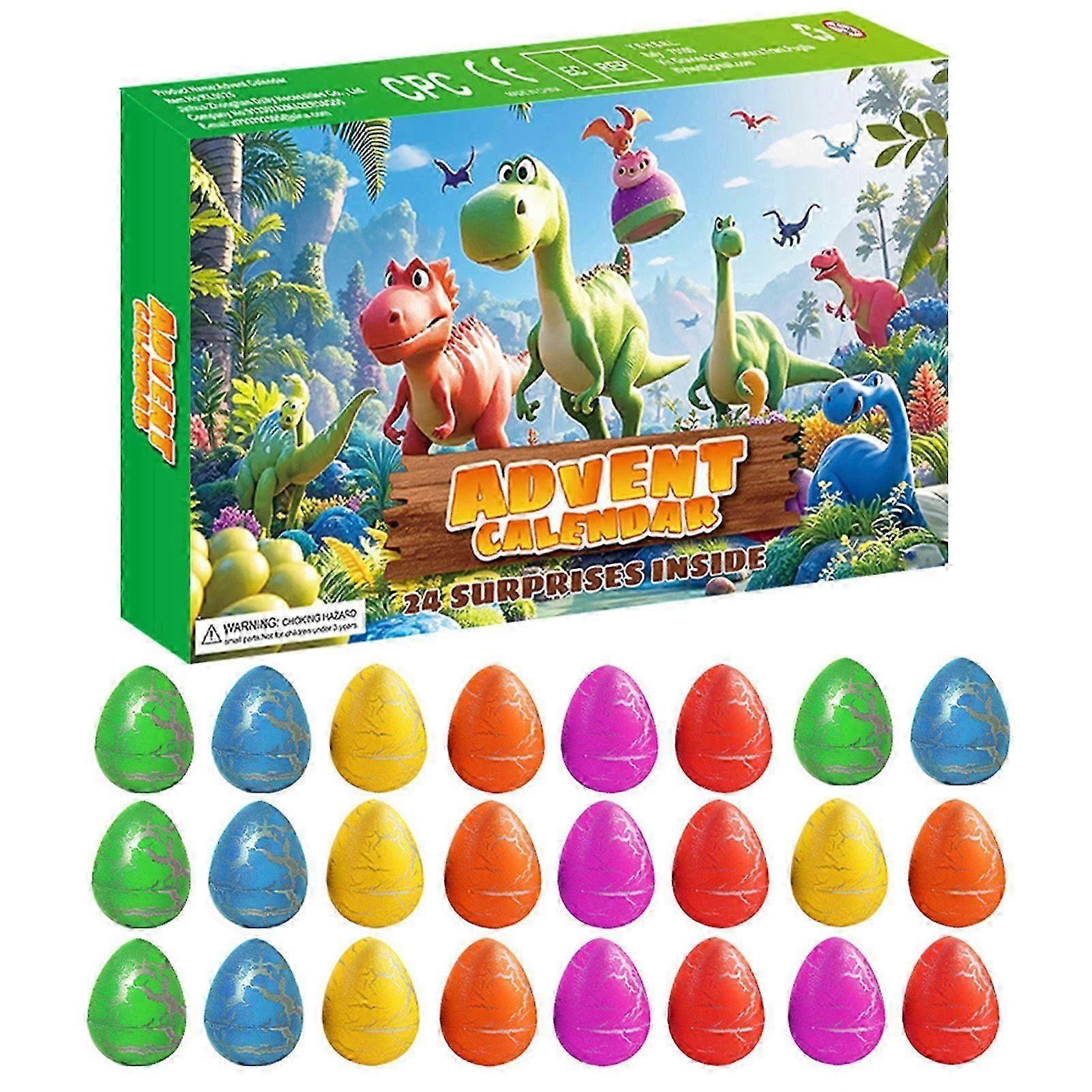 Festive Dino Hatching Countdown Calendar