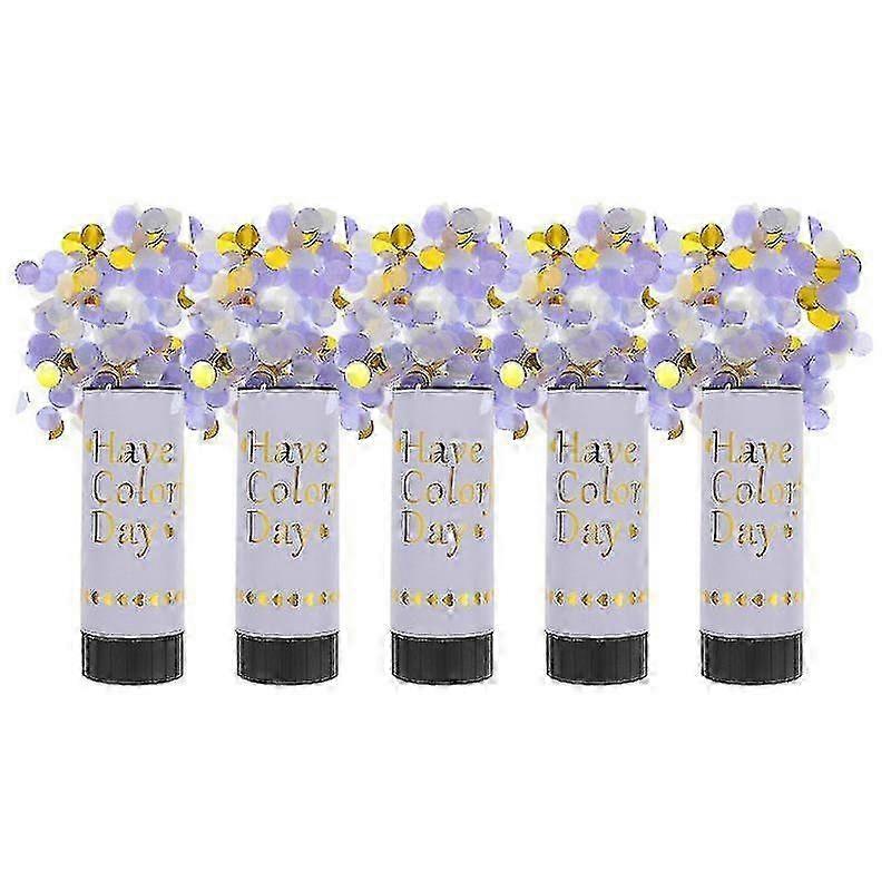 5pcs Party Confetti Tubes