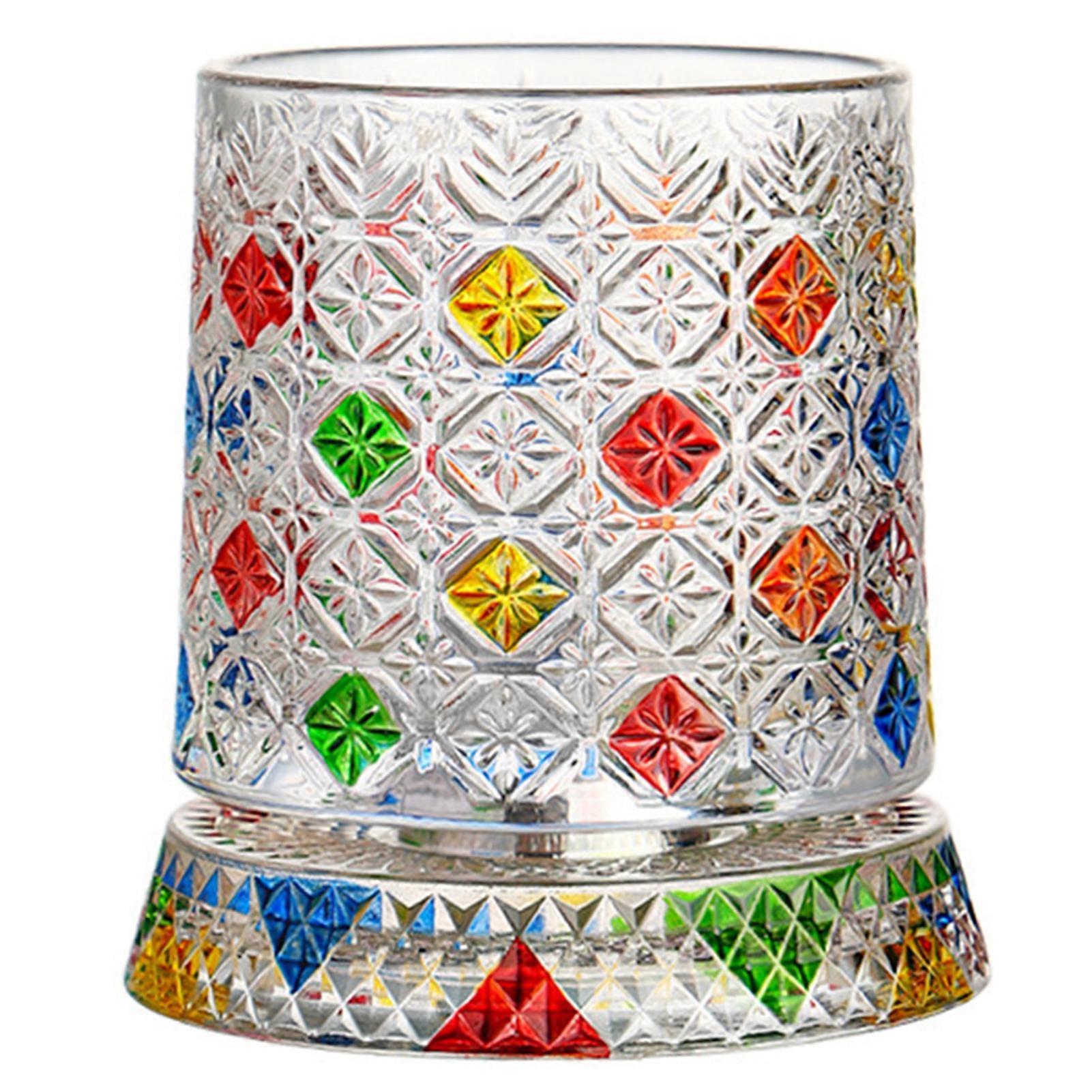 Heavy Base Rotating Whiskey Glass