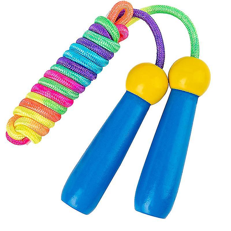 Jump Rope Kids-soft Beaded Skipping Rope Adjustable Tangle-free Segmented Jumping Rope