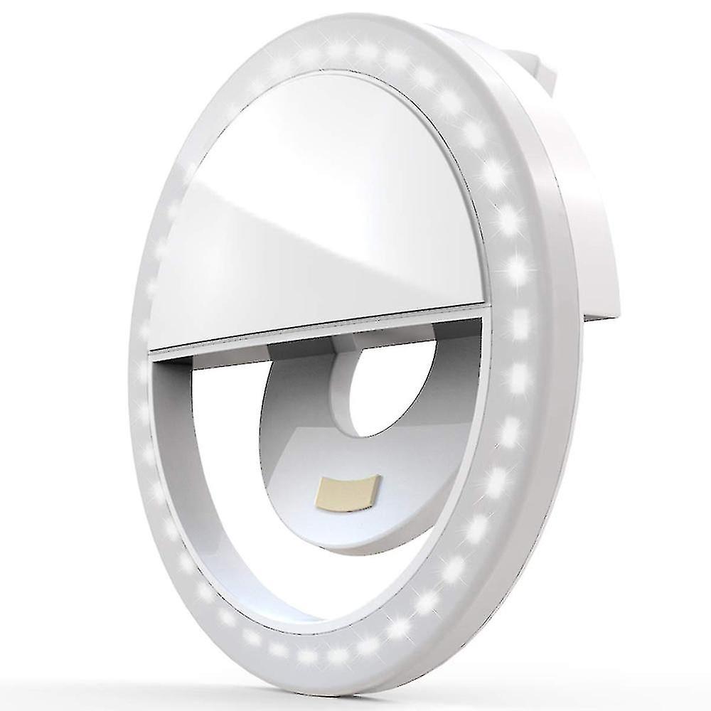 Selfie Ring Light Rechargeable Portable Clip-on With 36 Led