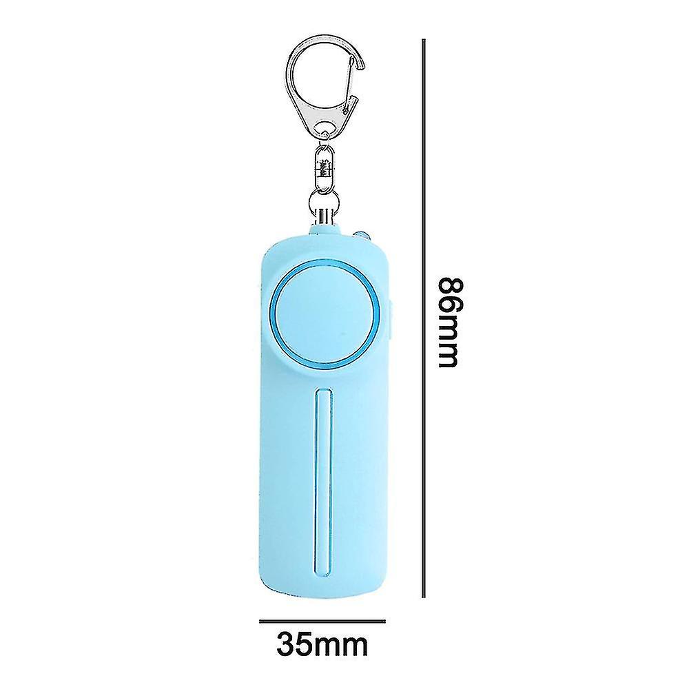 Bran Self Defense Personal Alarm Keychain  130 Db Loud Siren Safety Protection Device With Led Light  Emergency Alert Security Whistle Key Chain For W