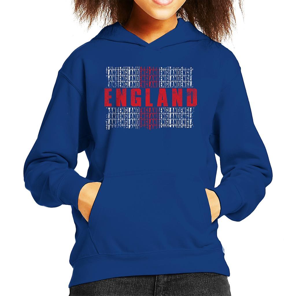 England Cascade Flag Kid's Hooded Sweatshirt