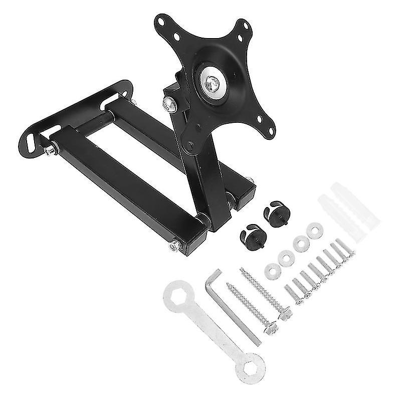 40X18x12cm Black Tv & Monitor Mounts Tv Wall Mount Swivel Tilt Tv Bracket Adjustable 14-27 Inch Lcd
