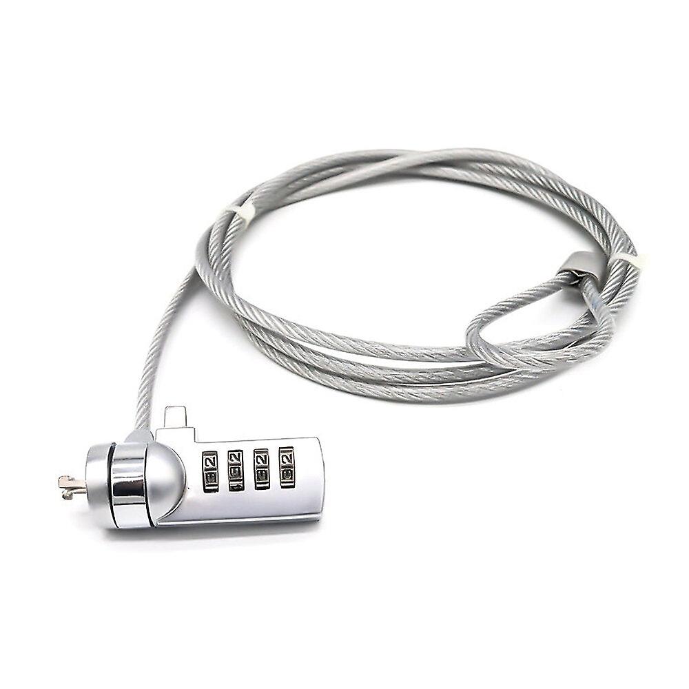 4 Digit Laptop Anti Theft Lock Security Cable Password Protections