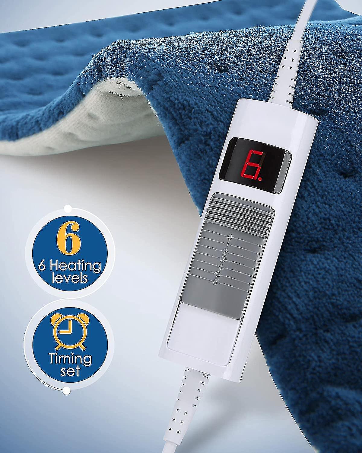 Heating Pad With Heat  Temperature Setting In 6 Overheating Protection