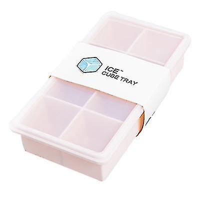 8 Grids Silicone Ice Cube Tray Tool With Lid