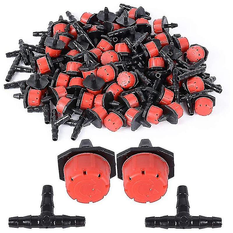 200 Adjustable Irrigation Drippers With Drip Irrigation Kit For Garden Watering Fitting