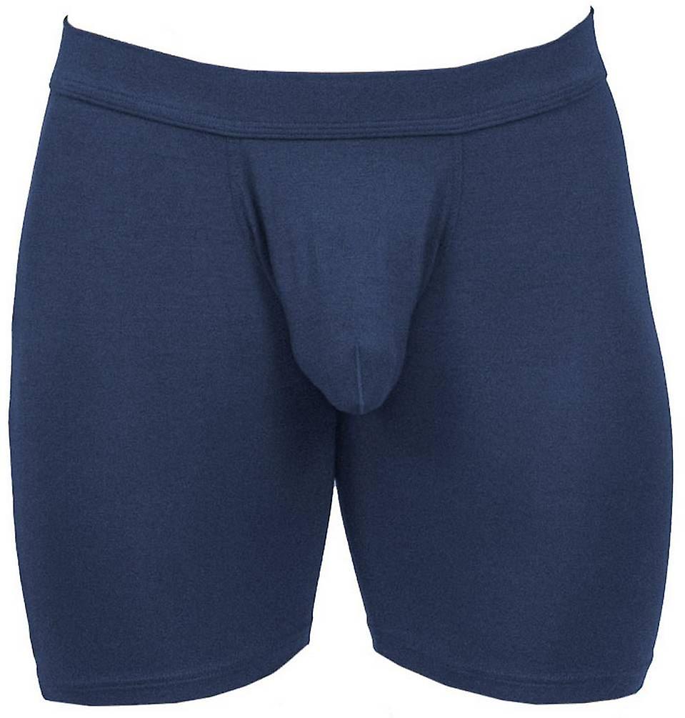 Obviously EliteMan Boxer Brief 6inch Leg - Navy