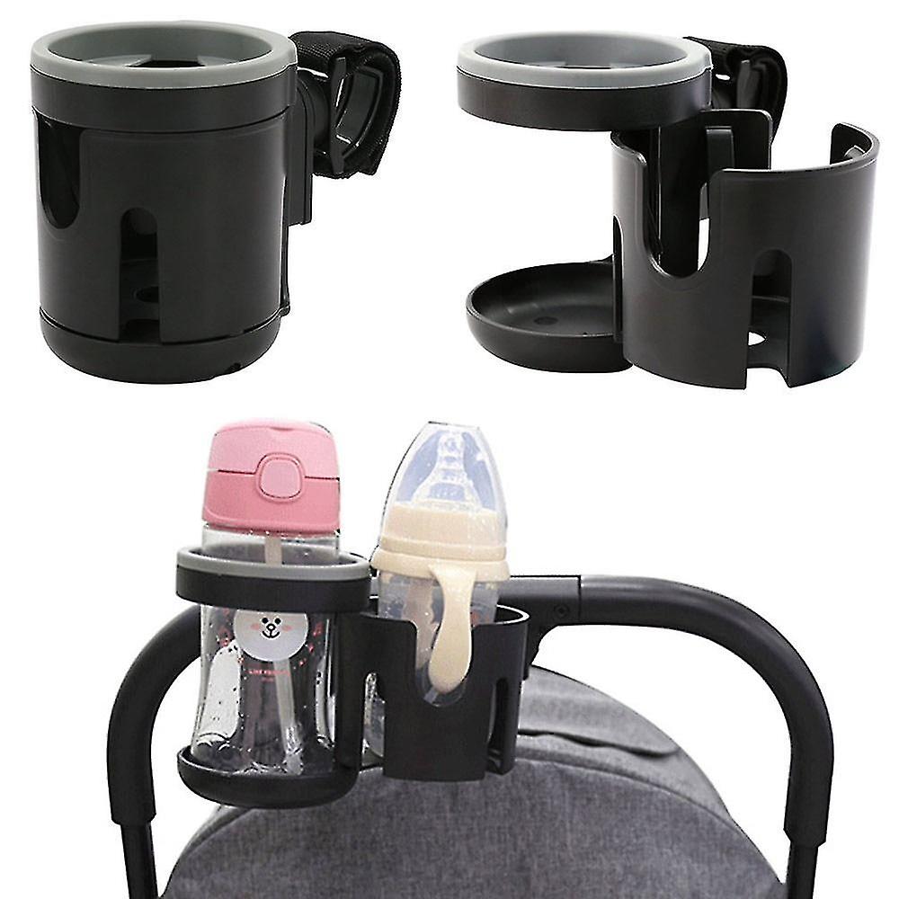 Universal Stroller Cup Holder Double Baby Bottle Rack Stroller Accessories