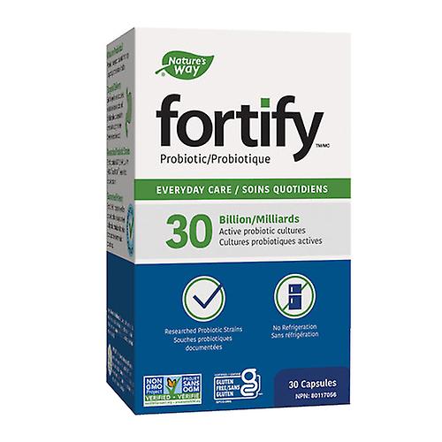 Nature's Way Fortify30 Billion Probiotic, 30 Veg Caps