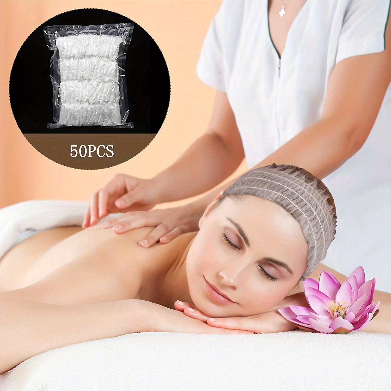 Upgrade Your Beauty Salon With Disposable Non-woven Hair Hoops - Lock Edge Design For Maximum Comfort!