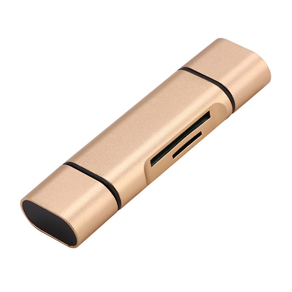 Portable USB 2.0 Portable Memory Card Reader Type C ,USB ,Mircro USB In One