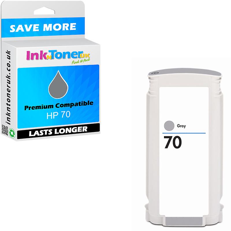 Compatible Hp 70 Grey Ink Cartridge (c9450a) Premium