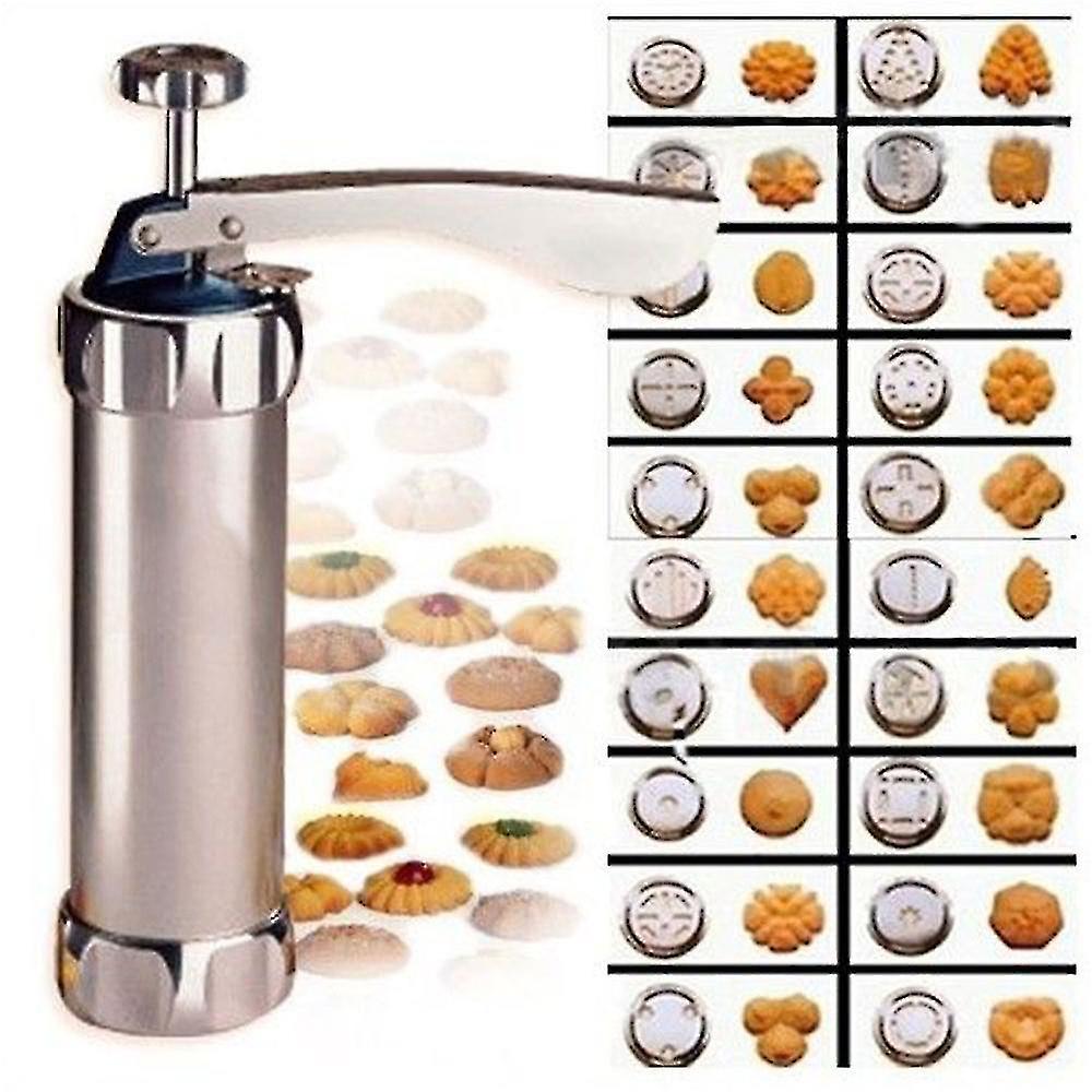 Biscuit Churros Maker Gun Press Machine Kit Spritz Dough Making Nozzle