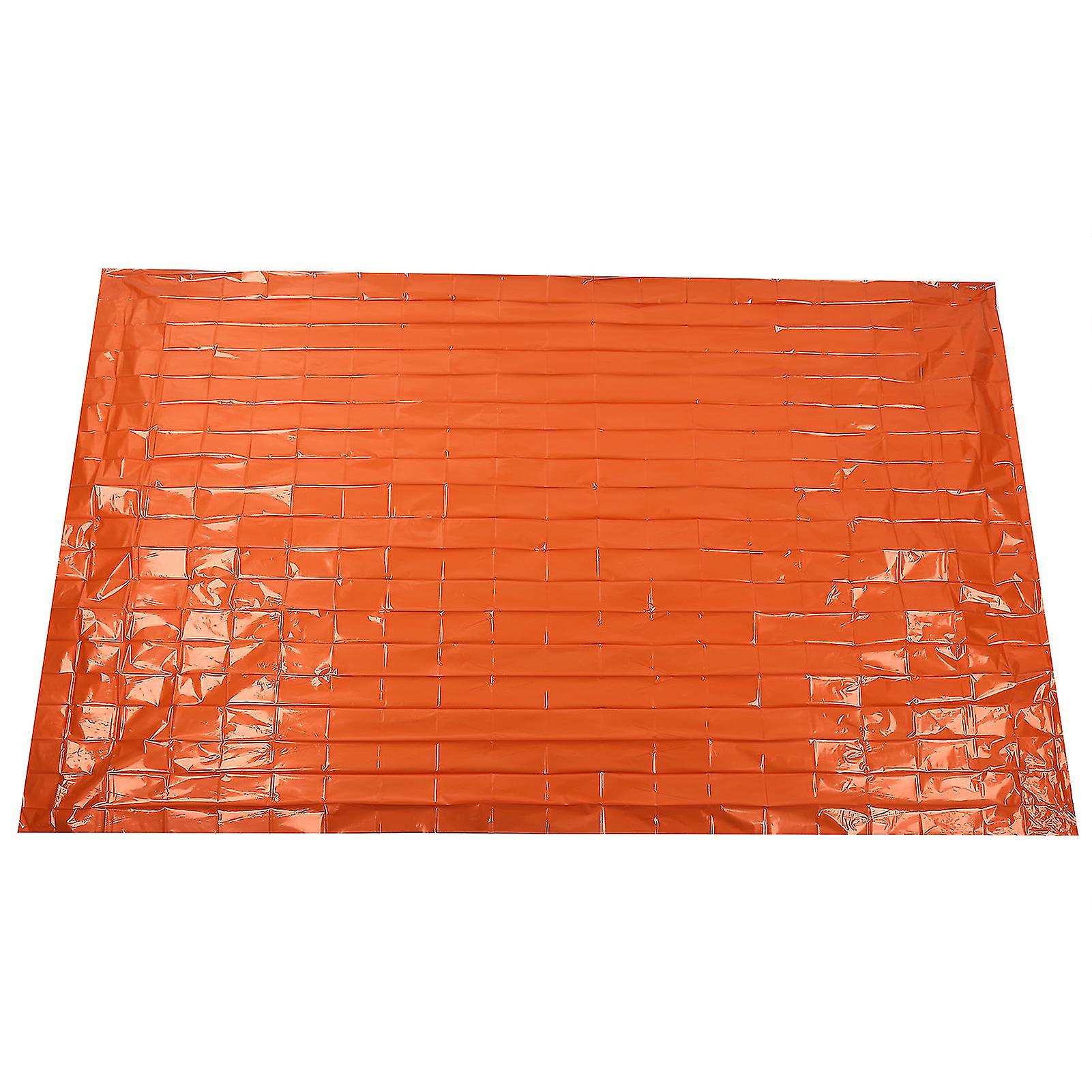 Emergency Blanket Reflective Orange Sleeping Bag for Survival Camping Lightweight Portable Outdoor Gear