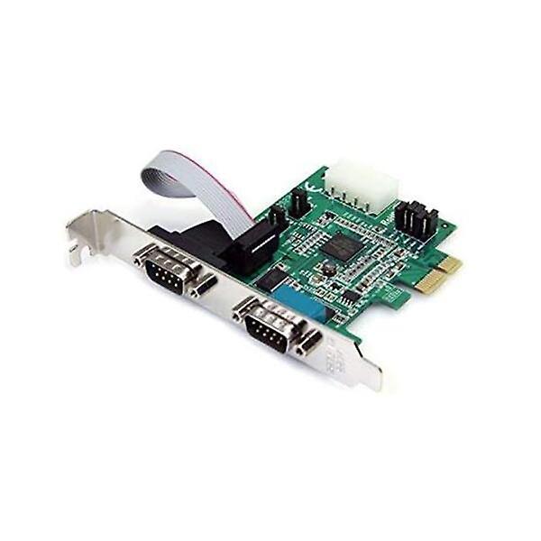 StarTech 2 Port Native PCI-E RS232 Serial Adapter Card PEX2S952