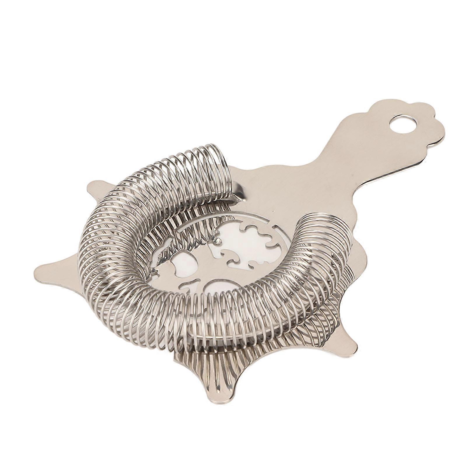 Cocktail Strainer Stainless Steel Bar Cocktail Strainer Filter Multifunctional Bartender Ice Filter