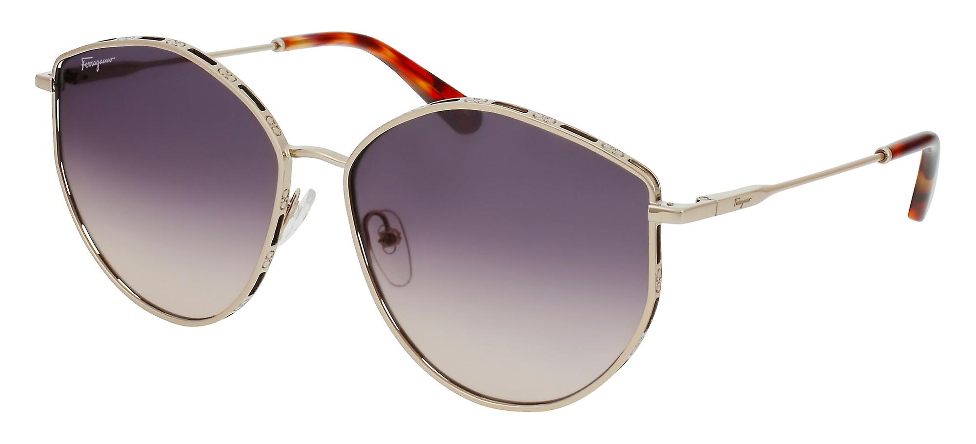 Sunglasses Salvatore Ferragamo SF264S ROSE GOLD/VIOLET  display picture 3