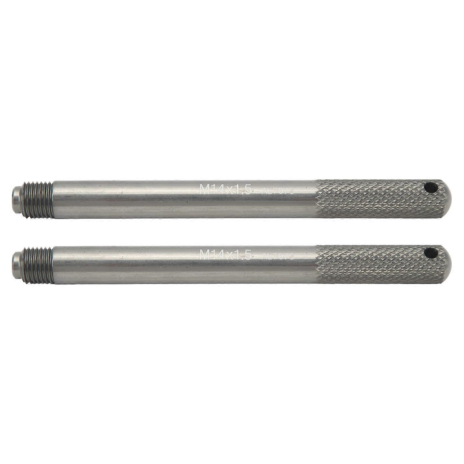 2pcs Wheel Alignment Pin Wheel Hanger Pin Set Rim Stud Pin Guide Tool for Car Tire Repair M14 X 1.5