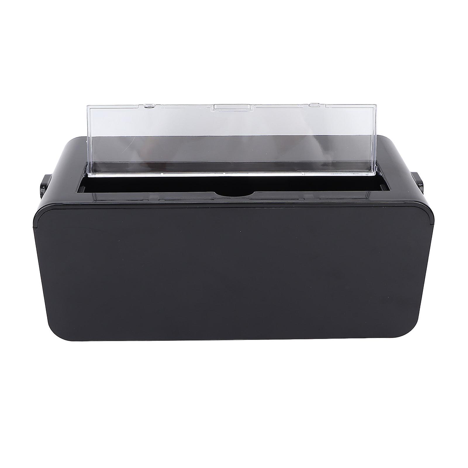 Power Socket Storage Box Safe Dustproof Socket Wire Organizer Plastic Box for Home MediumBlack 