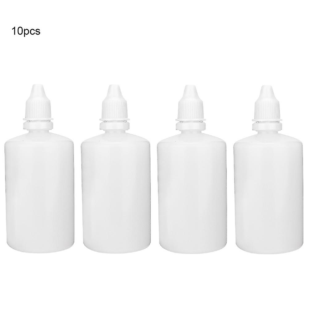 10pcs Eye Liquid Empty Dropper Portable Squeezable Dropping Bottle Eye Drops Storage Bottle