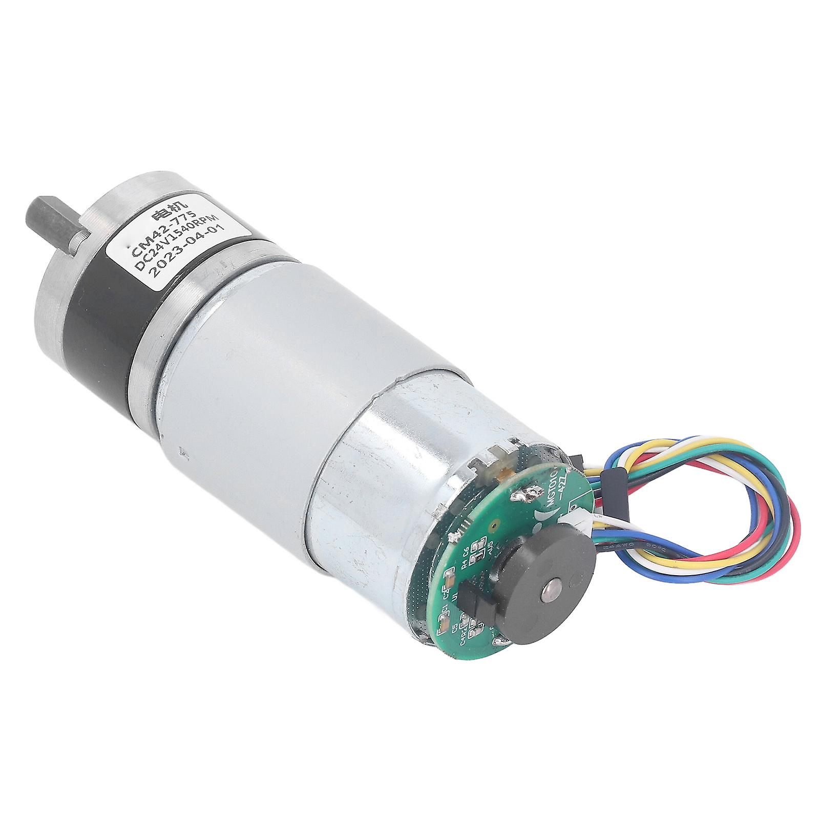 24V 1540RPM DC Planetary Gear Motor with High Torsion, Speed Reducer, Mini DIY Generator, CW CCW
