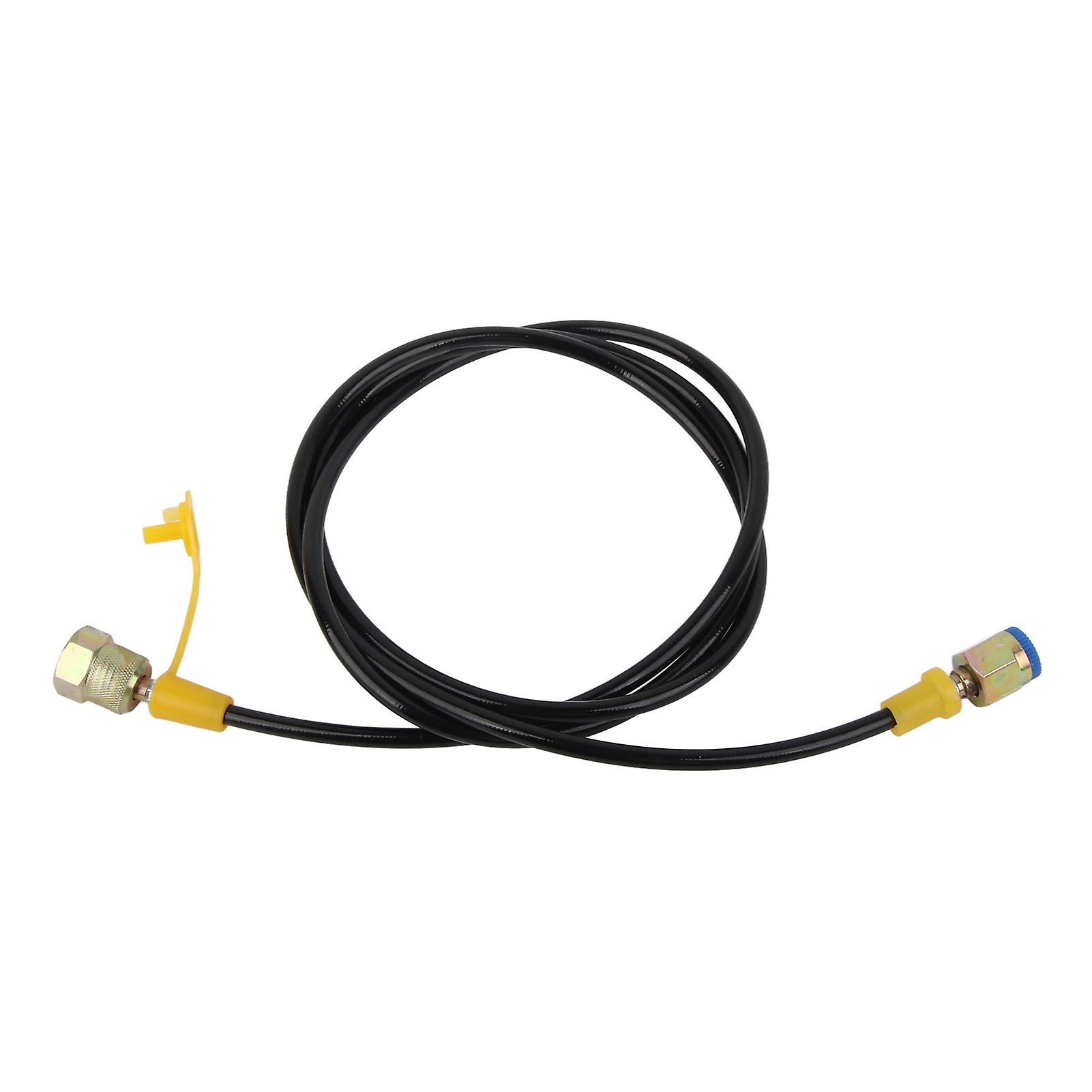 Qukaim Hydraulic Test Hose Hose Splitter, Y Type Garden Water Distributor, Brass Hose Connector for Hydraulic Pressure Test, 1.5m/4FT, M16x2,