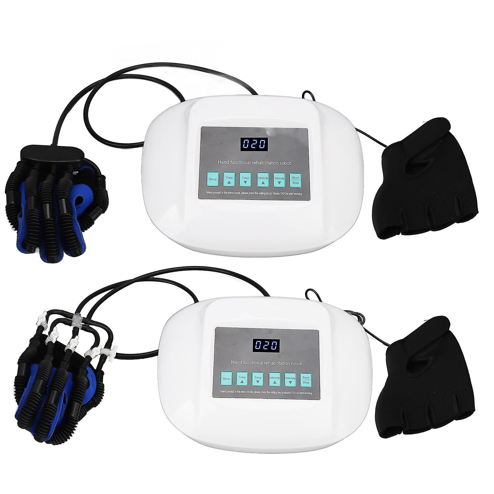 Enfants Doigt Entraînement De Rééducation Gant Miroir Gauche Gant Main Droite Robot Gants Attelle US Plug 110?240V Valve de gaz