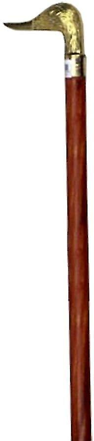 Cane Wooden Brass Duck - Costume Accessory