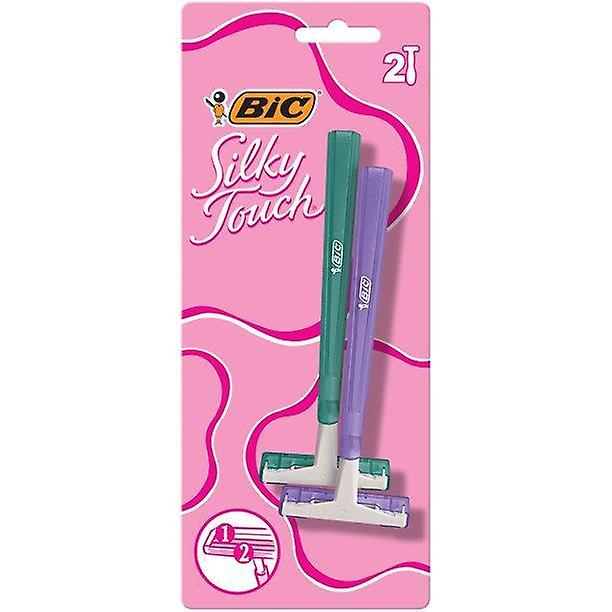 Bic Silky Touch Women’s Disposable Razor, Assorted, 2 Pack