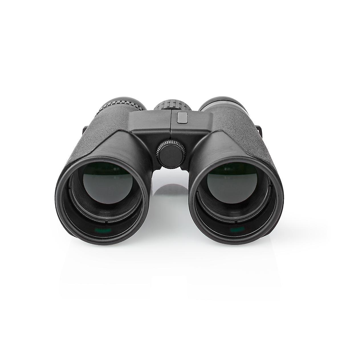 Binocular | Magnification: 10x | Objective lens diameter: 42 mm | Field of view: 96 m | Suitcase included | Black