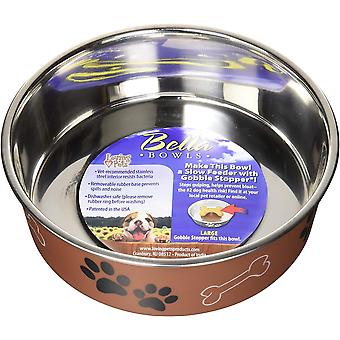 Bella Bowls Large Copper Dog Pet Bowl